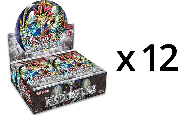 Yu-Gi-Oh Metal Raiders 25th Anniversary Booster CASE (12 Booster Boxes)